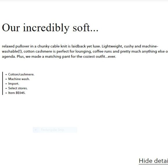 NWOT J. Crew Cotton Cashmere Cable Knit Pullover in Palest Peach RUNS BIG - Picture 10 of 10